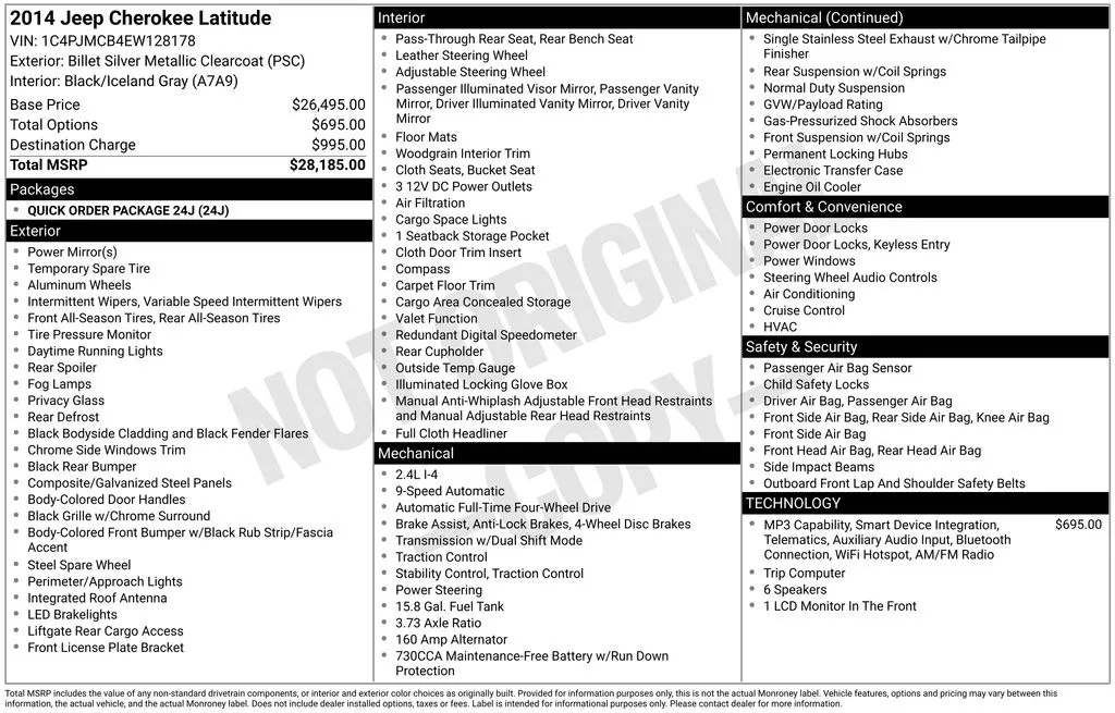2014 Jeep Cherokee Latitude for sale in Berlin, NJ