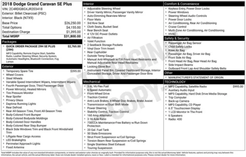 Silver 2018 Dodge Grand Caravan SE Plus for sale in Berlin, NJ