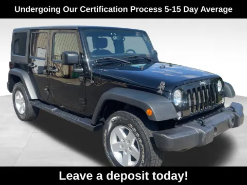 Black 2018 Jeep Wrangler JK Unlimited Sport for sale in Berlin, NJ