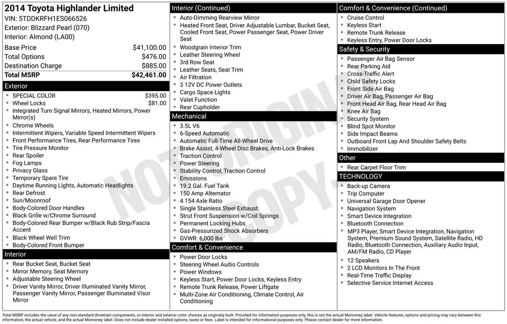 2014 Toyota Highlander Limited for sale in Berlin, NJ