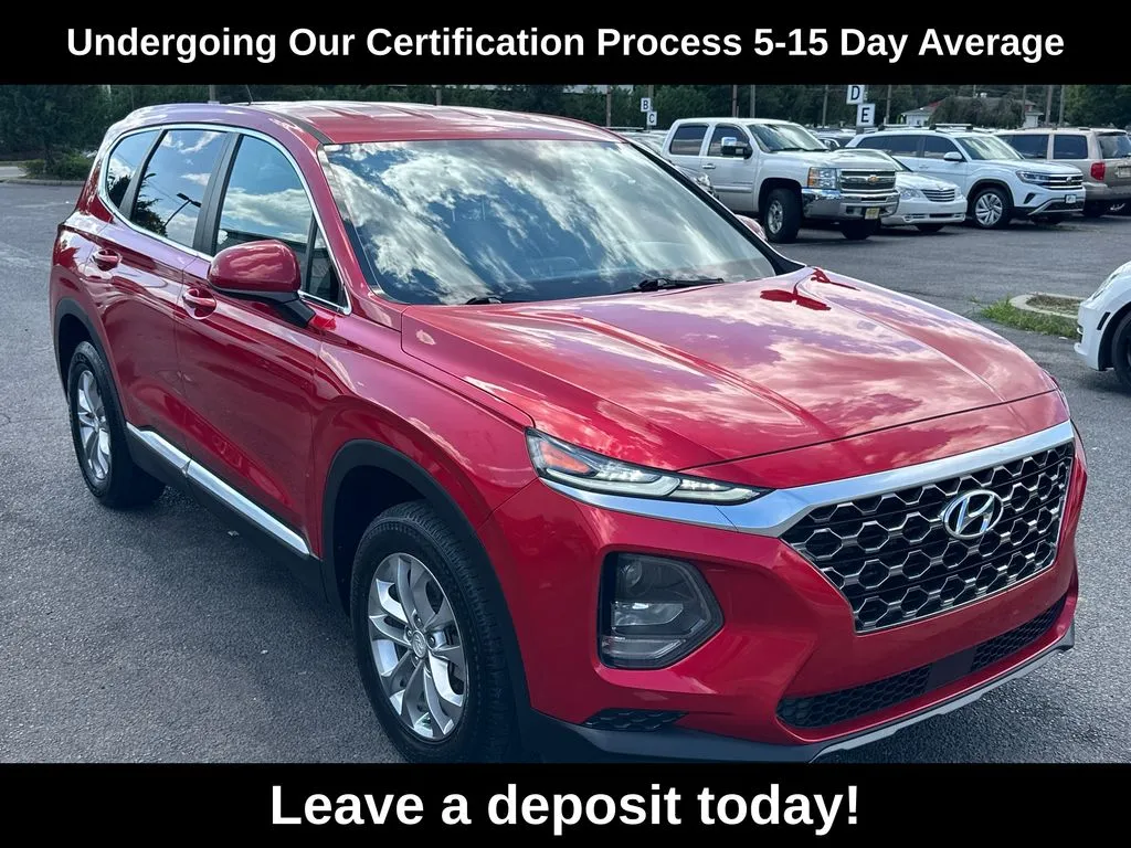 Red 2020 Hyundai Santa Fe SE for sale in Berlin, NJ