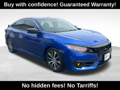 Blue 2017 Honda Civic EX-L for sale in Berlin, NJ