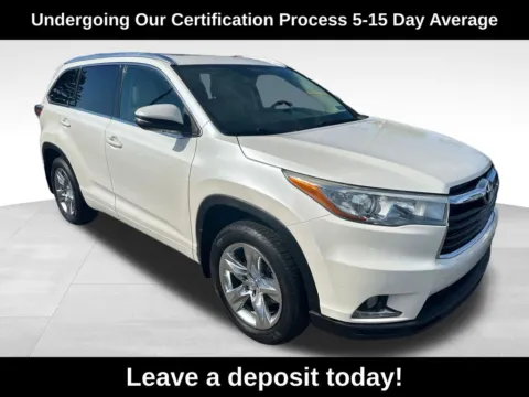 White 2014 Toyota Highlander Limited for sale in Berlin, NJ