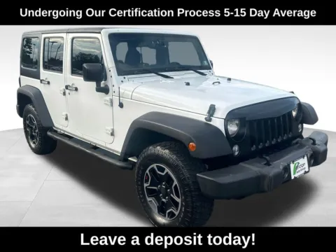 White 2016 Jeep Wrangler Unlimited Sport for sale in Berlin, NJ