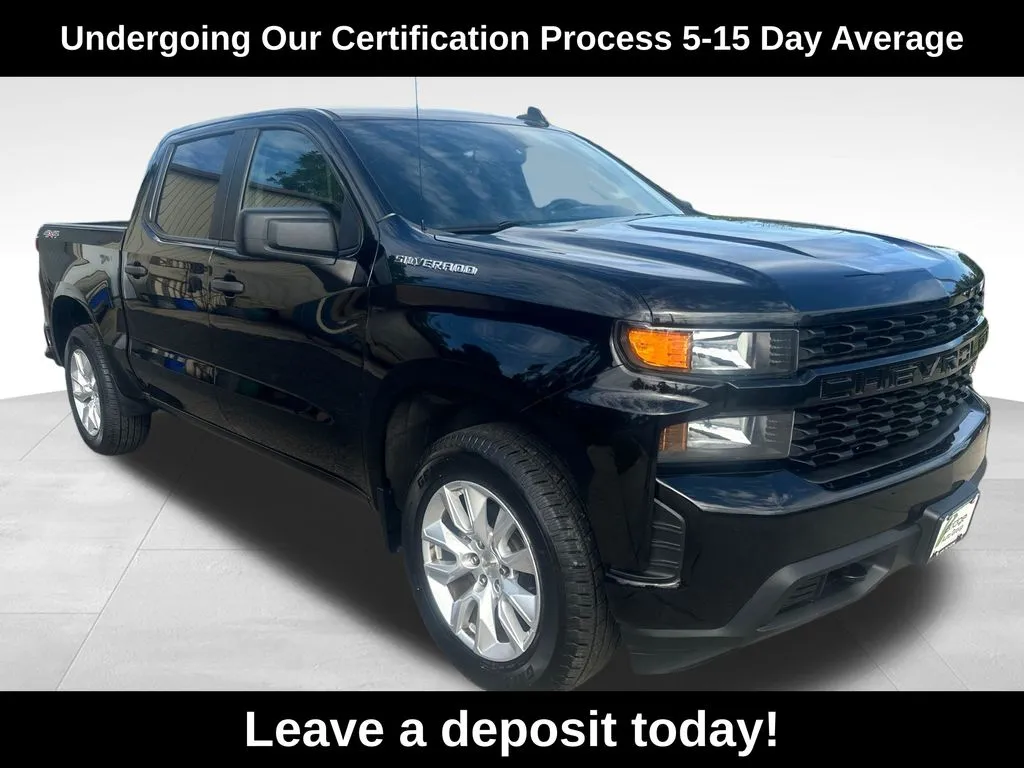 Black 2021 Chevrolet Silverado 1500 Custom for sale in Berlin, NJ