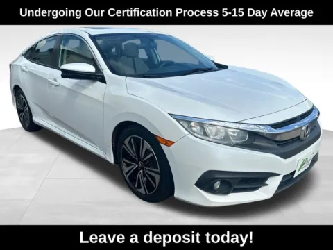 White 2017 Honda Civic EX-T for sale in Berlin, NJ