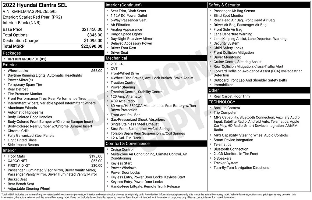 2022 Hyundai Elantra SEL for sale in Berlin, NJ