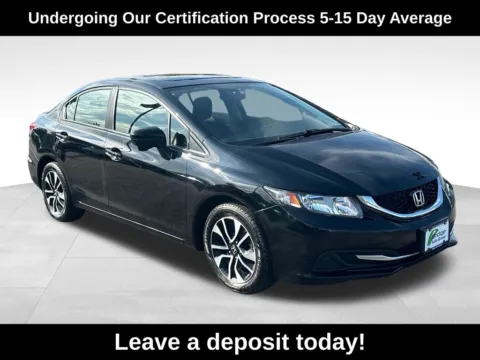 Black 2015 Honda Civic EX for sale in Berlin, NJ