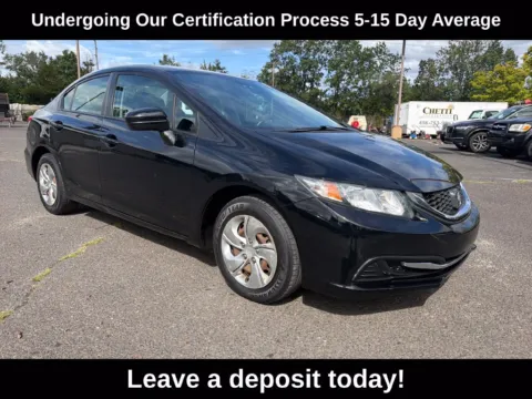 Black 2015 Honda Civic LX for sale in Berlin, NJ