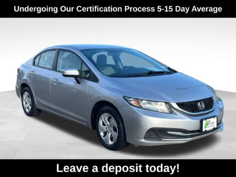 Silver 2015 Honda Civic LX for sale in Berlin, NJ