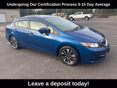 Blue 2015 Honda Civic EX for sale in Berlin, NJ