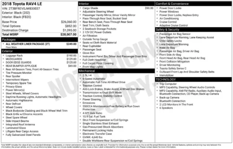 Black 2018 Toyota RAV4 LE for sale in Berlin, NJ