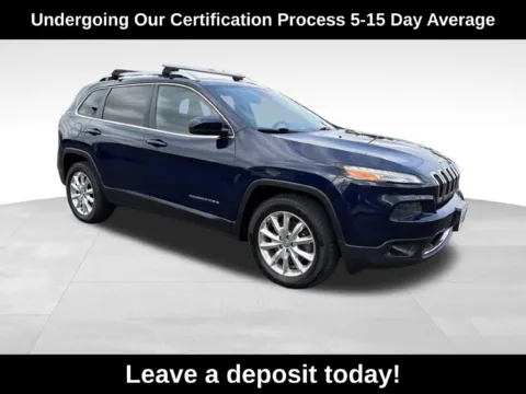 Blue 2016 Jeep Cherokee Limited for sale in Berlin, NJ