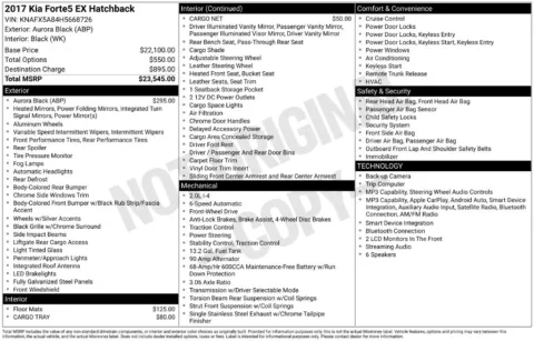 Black 2017 Kia Forte5 EX for sale in Berlin, NJ