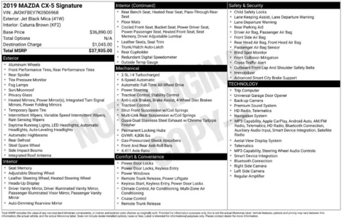 Black 2019 Mazda CX-5 Signature for sale in Berlin, NJ