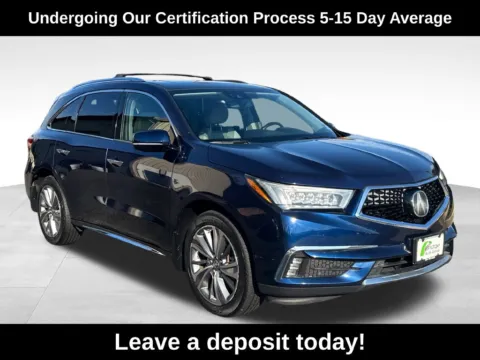 Blue 2017 Acura MDX 3.5L for sale in Berlin, NJ