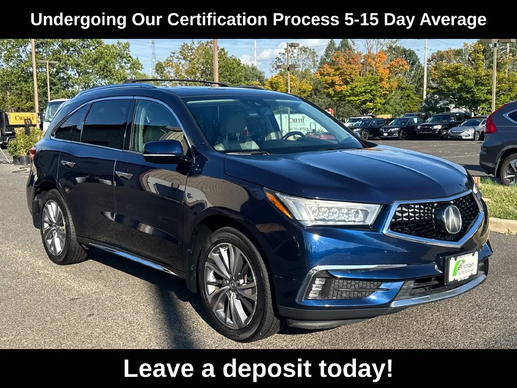 Blue 2017 Acura MDX 3.5L for sale in Berlin, NJ