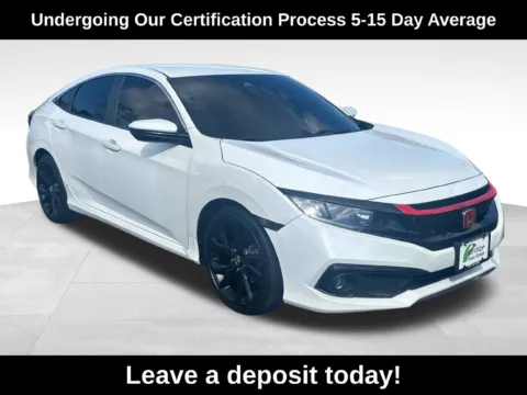 White 2020 Honda Civic Sport for sale in Berlin, NJ