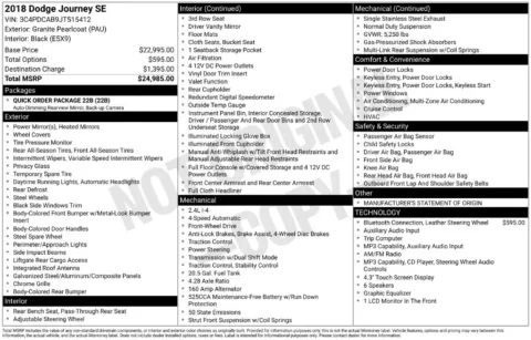 Gray 2018 Dodge Journey SE for sale in Berlin, NJ
