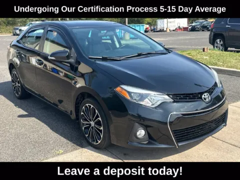 Black 2016 Toyota Corolla S Plus for sale in Berlin, NJ