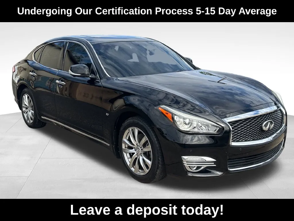Black 2015 INFINITI Q70 3.7 for sale in Berlin, NJ