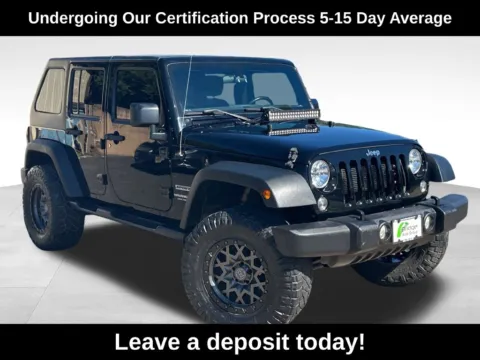 Black 2017 Jeep Wrangler Unlimited Sport for sale in Berlin, NJ
