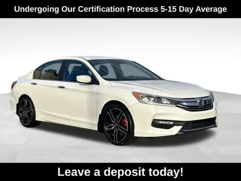 White 2016 Honda Accord Sport for sale in Berlin, NJ