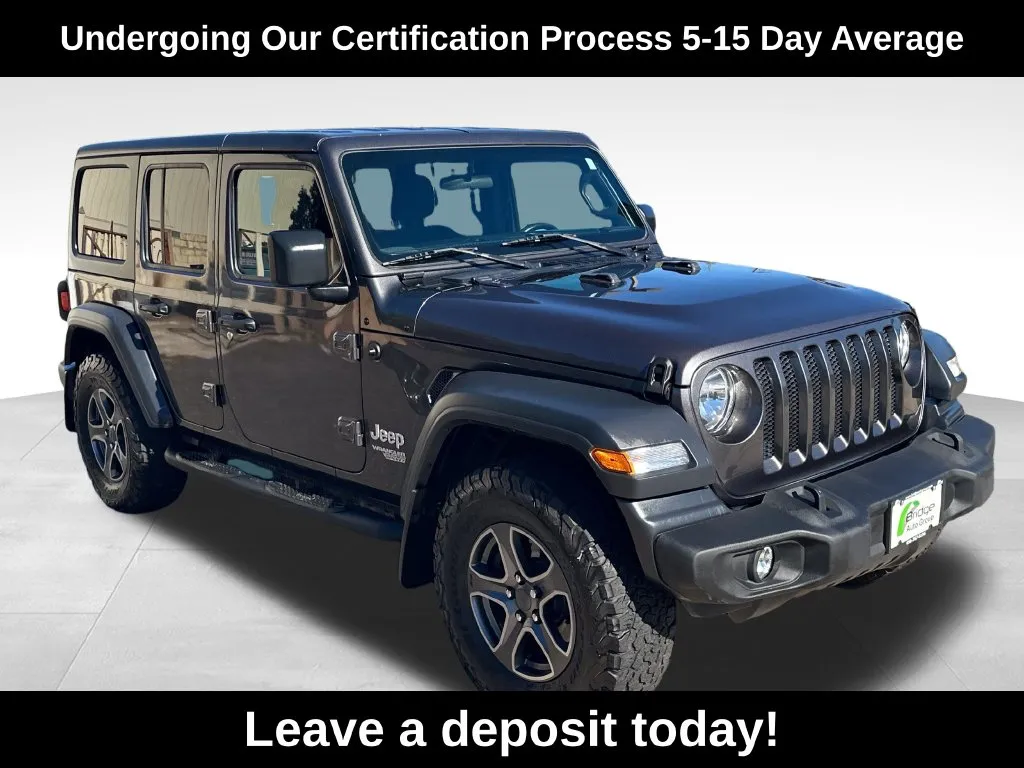 Gray 2018 Jeep Wrangler Unlimited Sport S for sale in Berlin, NJ