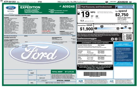 White 2018 Ford Expedition Platinum for sale in Berlin, NJ