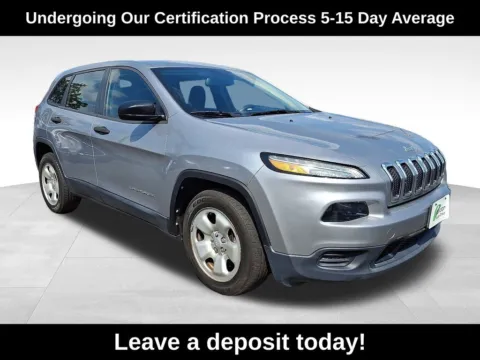 Silver 2014 Jeep Cherokee Sport for sale in Berlin, NJ