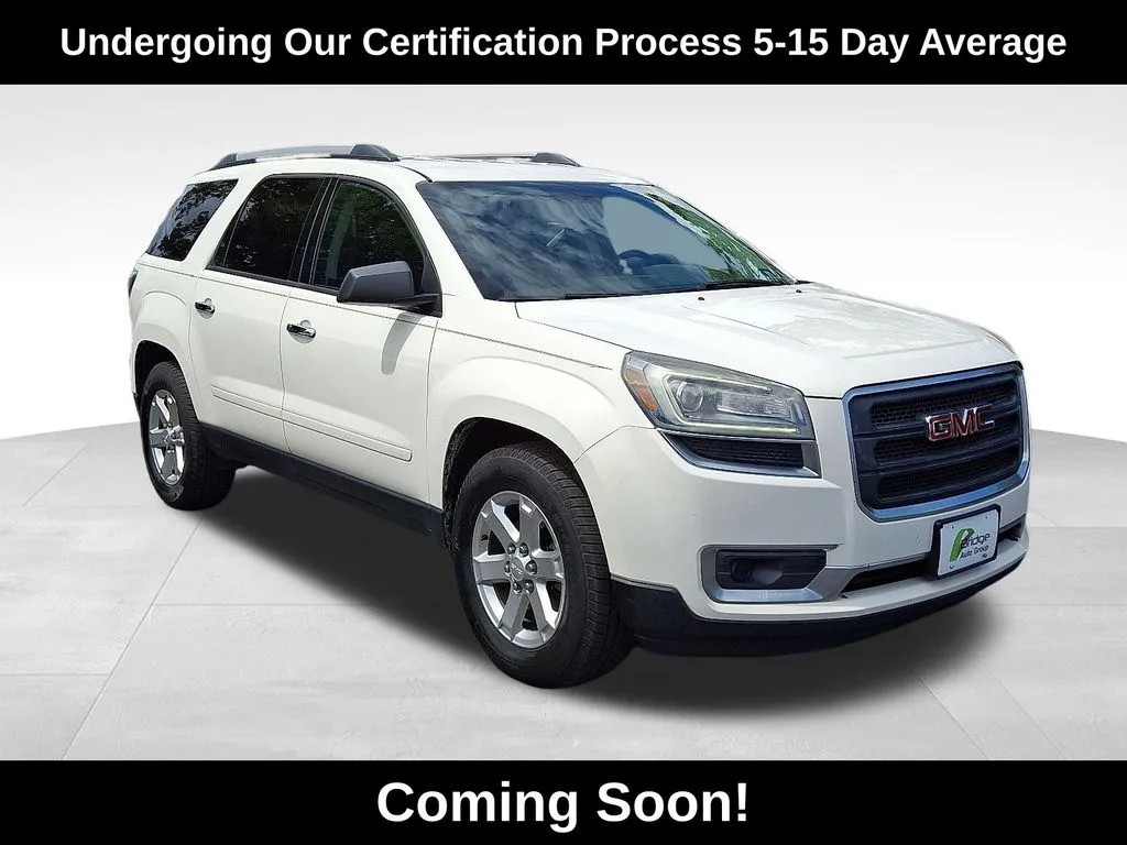 White 2014 GMC Acadia SLE-1 for sale in Berlin, NJ