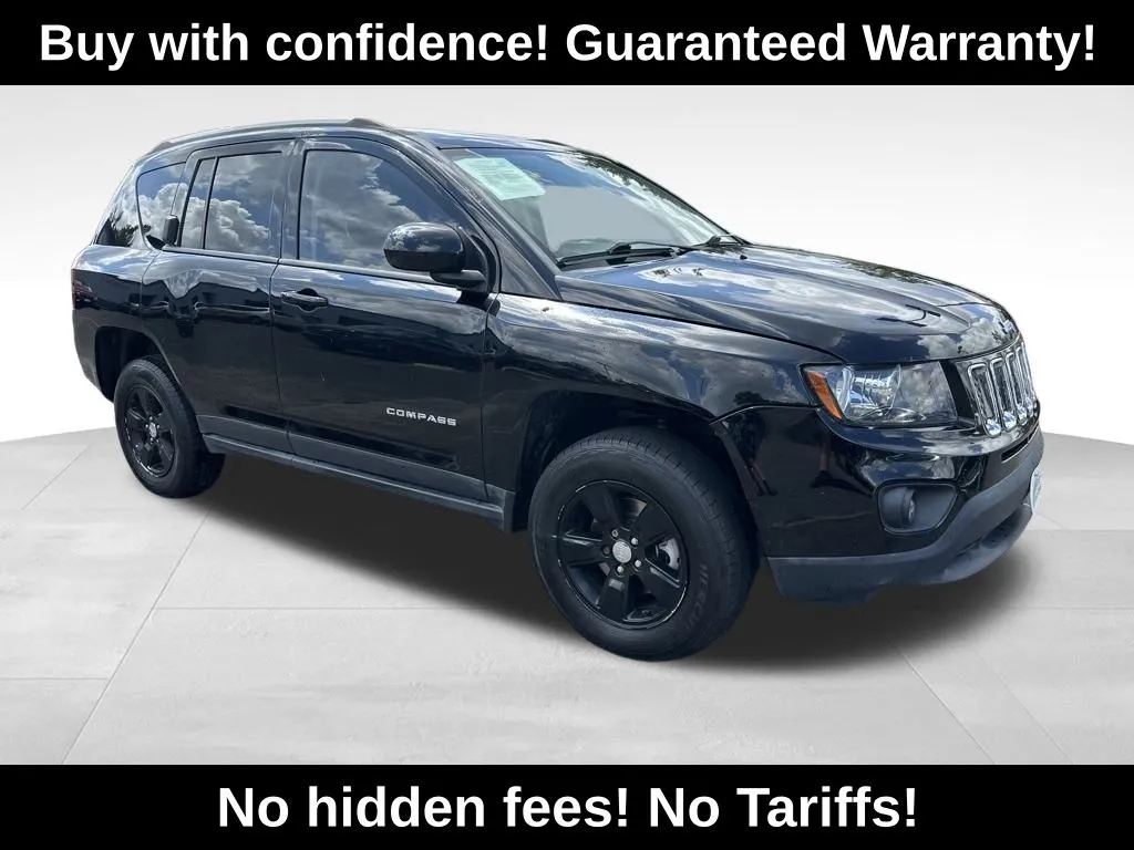 Black 2017 Jeep Compass Latitude for sale in Berlin, NJ