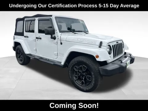 White 2018 Jeep Wrangler JK Unlimited Altitude for sale in Berlin, NJ