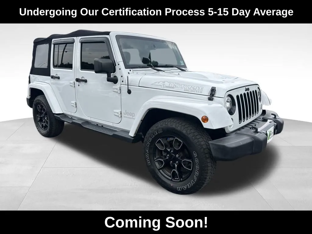 White 2018 Jeep Wrangler JK Unlimited Altitude for sale in Berlin, NJ