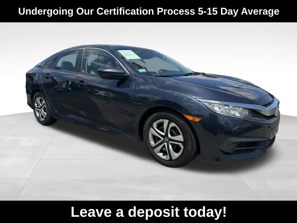 Blue 2018 Honda Civic LX for sale in Berlin, NJ
