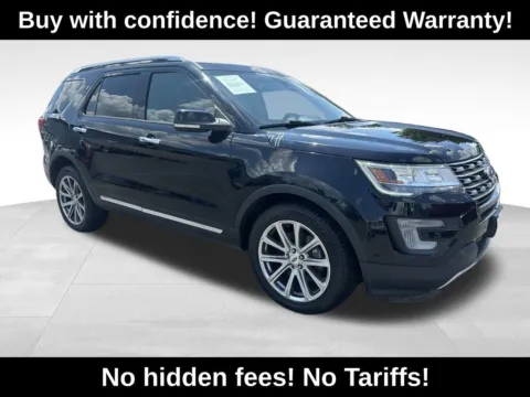 Black 2017 Ford Explorer Limited for sale in Berlin, NJ