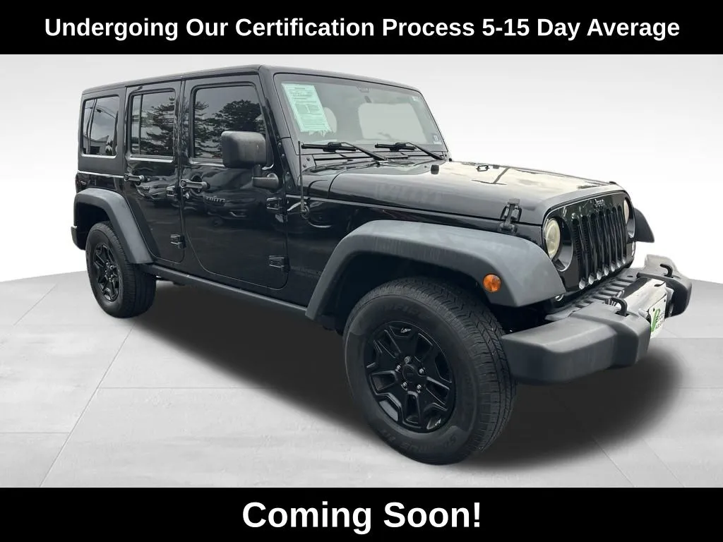 Black 2015 Jeep Wrangler Unlimited Willys for sale in Berlin, NJ