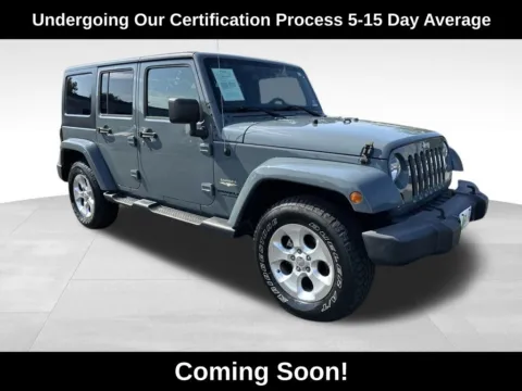 Gray 2015 Jeep Wrangler Unlimited Sahara for sale in Berlin, NJ