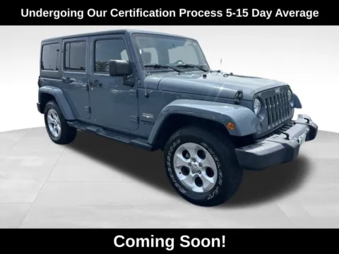 Gray 2015 Jeep Wrangler Unlimited Sahara for sale in Berlin, NJ