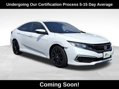 White 2019 Honda Civic LX for sale in Berlin, NJ