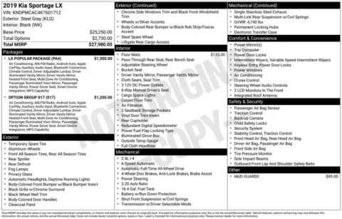 Gray 2019 Kia Sportage LX for sale in Berlin, NJ