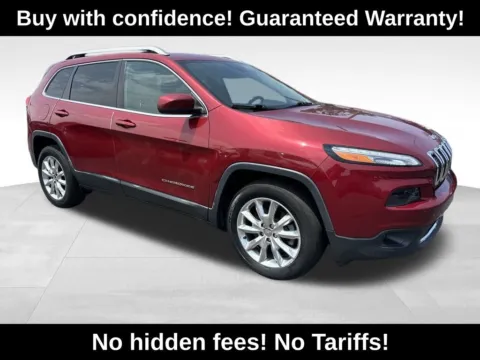 Red 2015 Jeep Cherokee Limited for sale in Berlin, NJ