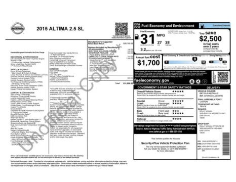 Gray 2015 Nissan Altima 2.5 SL for sale in Berlin, NJ