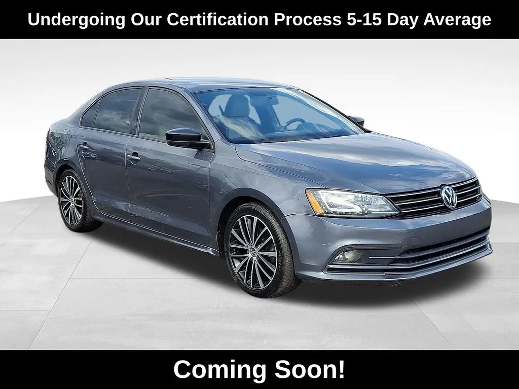 Gray 2015 Volkswagen Jetta 1.8T Sport for sale in Berlin, NJ