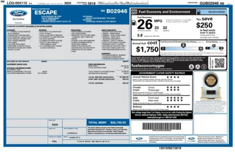 White 2016 Ford Escape SE for sale in Berlin, NJ