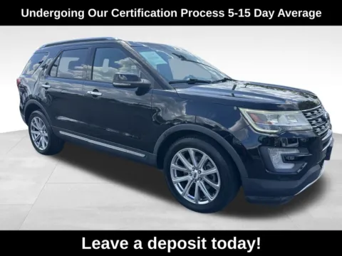 Black 2017 Ford Explorer Limited for sale in Berlin, NJ
