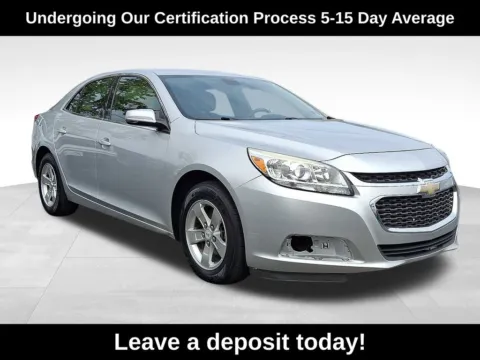 Silver 2015 Chevrolet Malibu LT for sale in Berlin, NJ