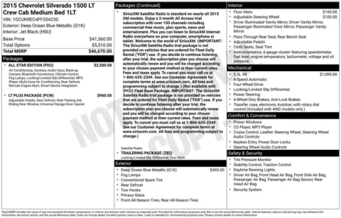 Blue 2015 Chevrolet Silverado 1500 LT for sale in Berlin, NJ