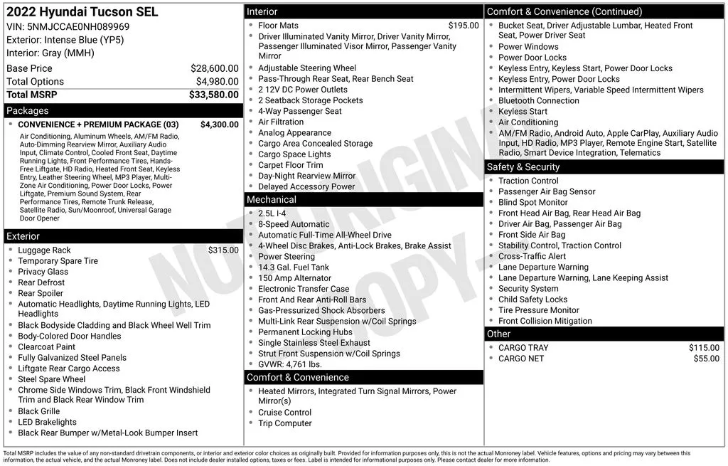 2022 Hyundai Tucson SEL for sale in Berlin, NJ