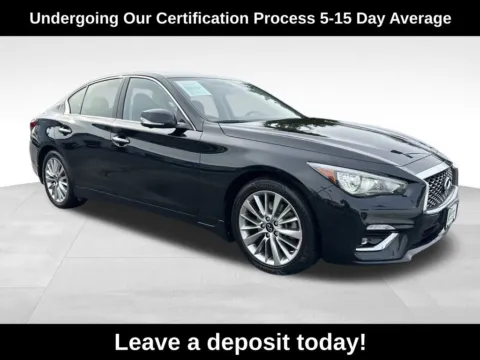 Black 2021 INFINITI Q50 3.0t LUXE for sale in Berlin, NJ
